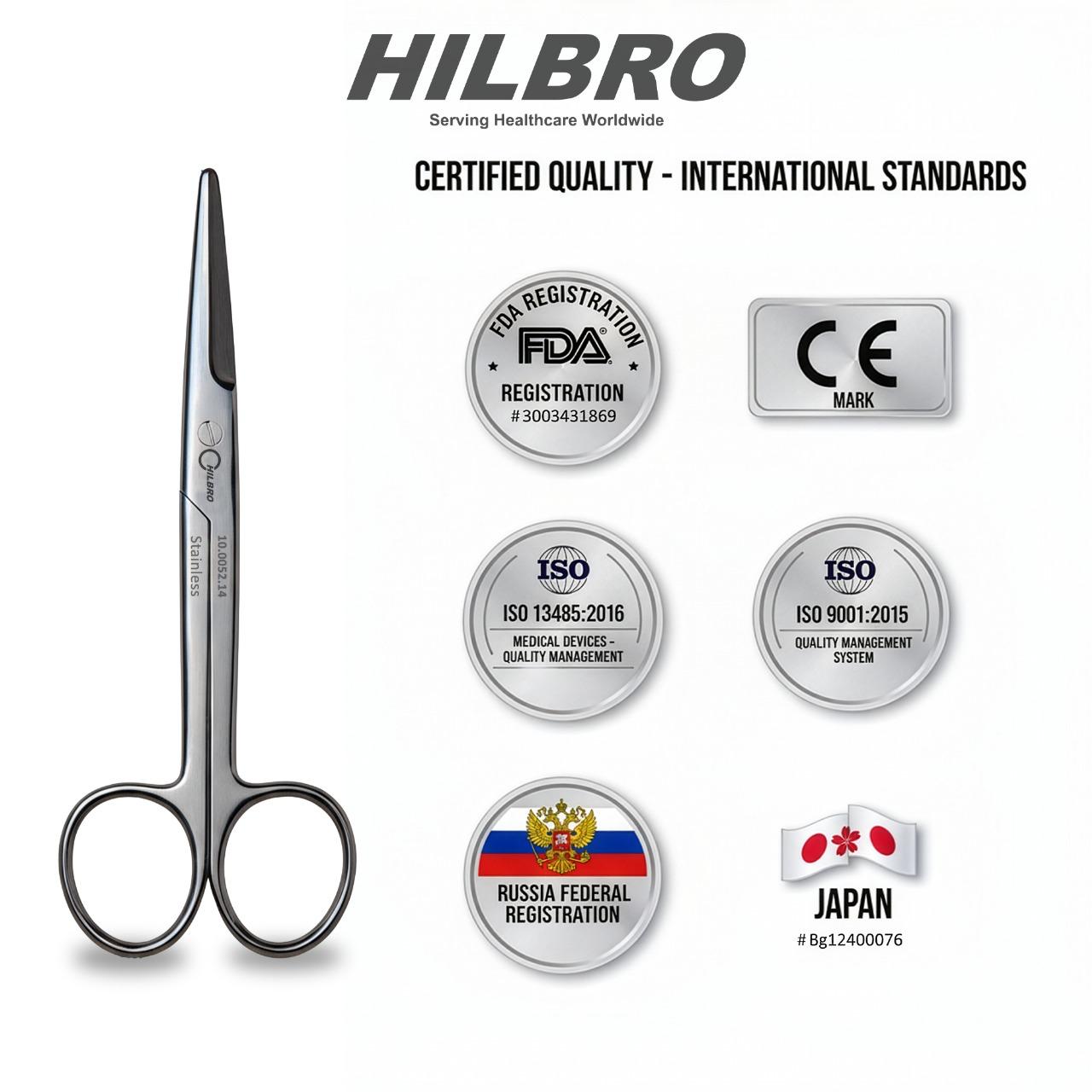 Mayo Scissors Straight 14.5 cm